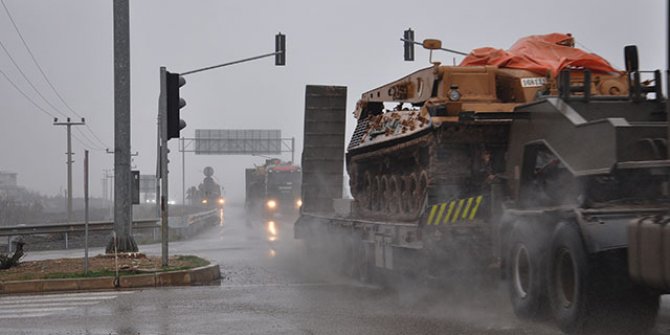Suriye'ye tank sevkiyatı