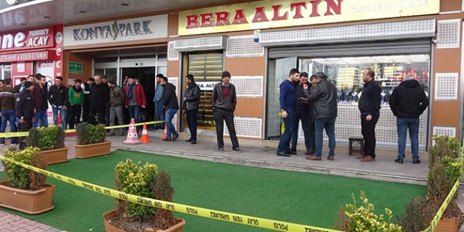 Gelin arabasıyla gelip kuyumcuyu soydular