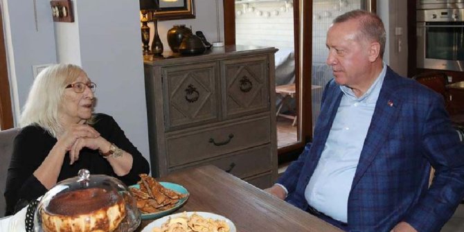 Erdoğan'dan Alev Alatlı'ya ziyaret