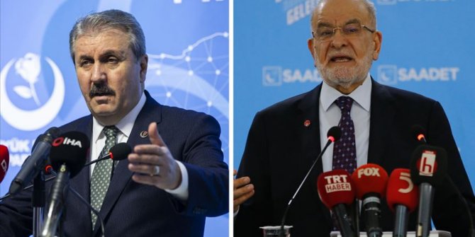 Destici ve Karamollaoğlu İdlib'deki şehit askerler için başsağlığı diledi