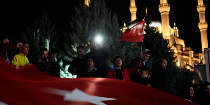 Kırıkkale'de İdlib şehitleri için konvoy 