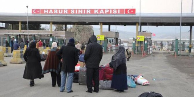 Habur Sınır Kapısı 'koronavirüs' nedeniyle kapatıldı