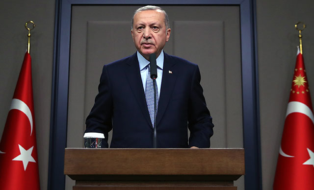 Cumhurbaşkanı Erdoğan, Fransa Cumhurbaşkanı Macron ile görüştü