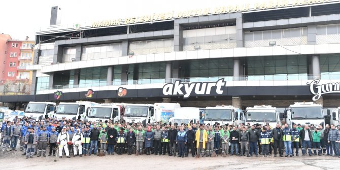 Mamak Belediyesi mahalle temizliklerine devam ediyor