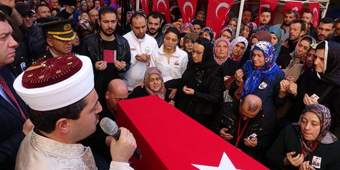 Şehit Uzman Çavuş Tuncer’in cenazesi, Trabzon'da 
