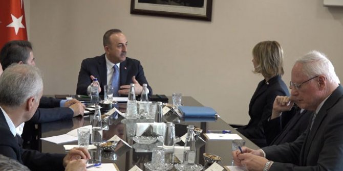 Bakan Çavuşoğlu, Craft ve Jeffrey ile görüştü