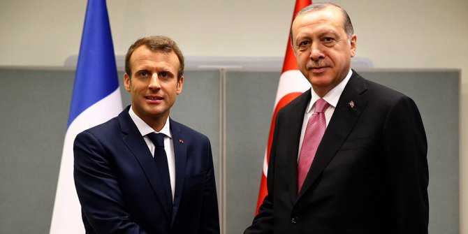 Cumhurbaşkanı Erdoğan Macron ile görüştü
