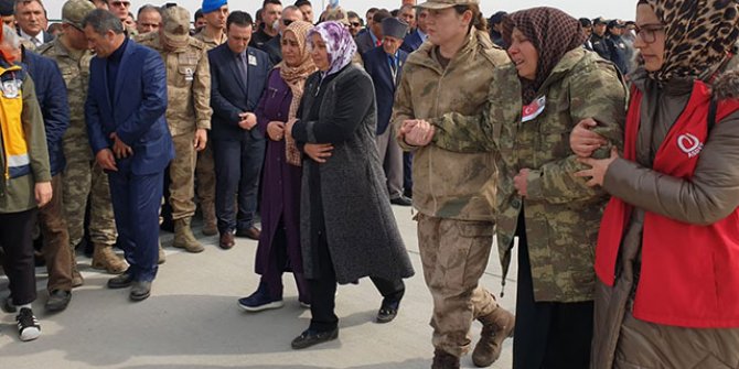 Iğdırlı şehit uzman çavuşun cenazesi, memleketine getirildi