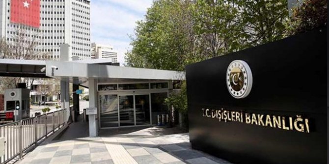 Dışişleri Bakanlığından AB'ye tepki