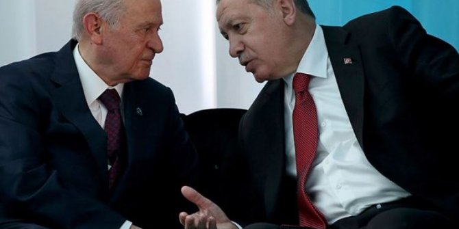 Cumhurbaşkanı Erdoğan, Bahçeli ile görüştü