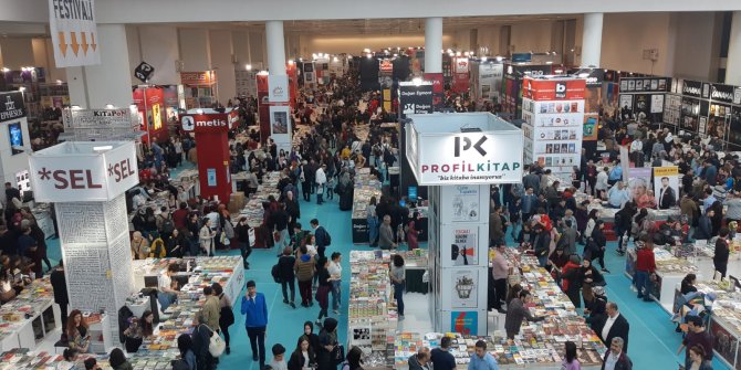 Kitap fuarına yoğun ilgi