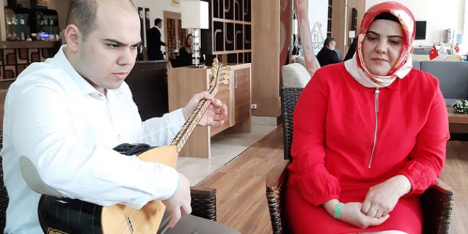 Otizmli Beyazıt, son bestesini Cumhurbaşkanı Erdoğan için yaptı