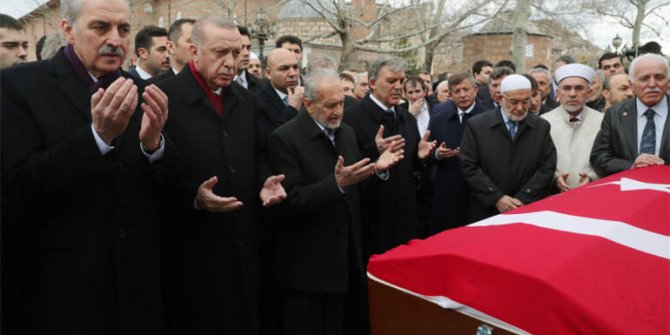 Eski Adalet Bakanı Şevket Kazan, son yolculuğuna uğurlandı