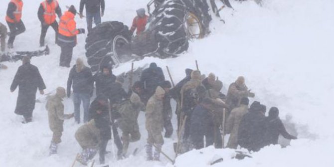 Van'da, çığ faciası bölgesinde 39 gün sonra itfaiyecinin cesedi bulundu