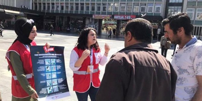 Kızılay'dan 'sosyal mesafe' uyarısı