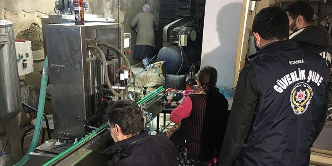 Güvenlik güçleri göz açtırmıyor: Sahte dezenfektan ve maske üreticilerine