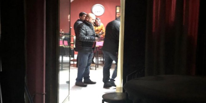 Ankara'da kaçak işletilen kahveye polis baskını