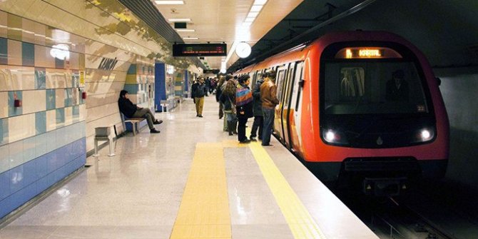 6 Nisan'dan itibaren Metro seferleri  21.00'e kadar yapılacak