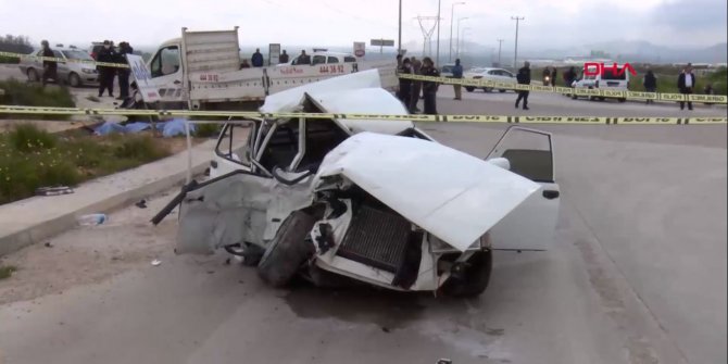 Adana'da feci kaza; anne ve kızı ile 1 kişi öldü