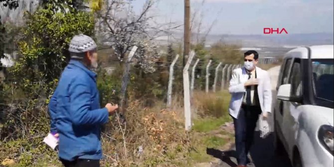 Sağlık ekiplerini görünce gözyaşlarını tutamadı