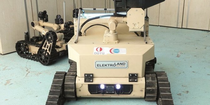 Korona virüse karşı 'Cemil Robot' göreve hazır