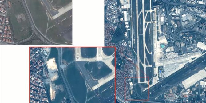 Türkiye'nin boş kalan meydanları uzaydan görüntülendi