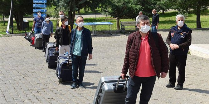 Karantina sürecini tamamlayan vatandaşlar memnun