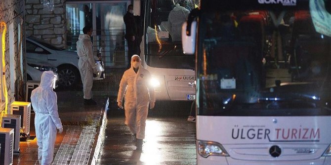 Yurtdışından gelen 426 kişi koronavirüs önlemleri kapsamında yurtlara yerleştirildi