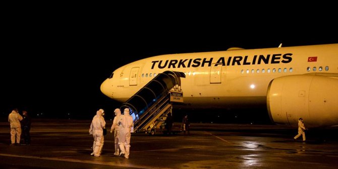 Ürdün'deki Türk vatandaşları THY uçağıyla Samsun'a getirildi