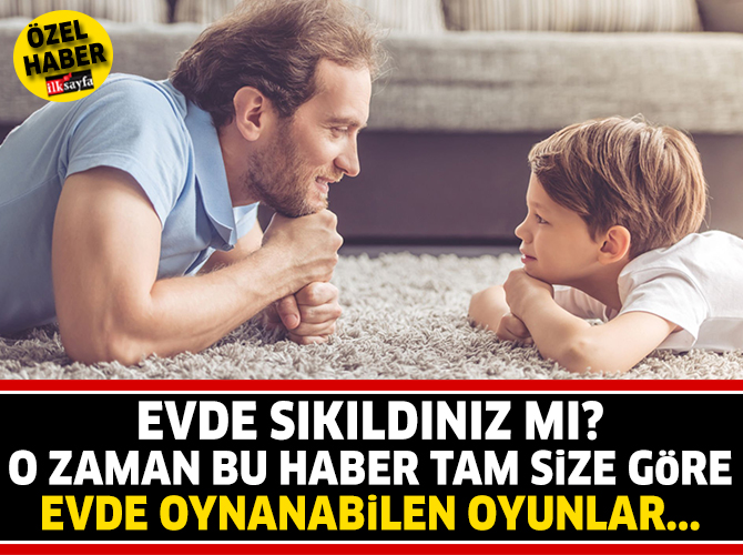 Evde Oynanabilecek Oyunlar...