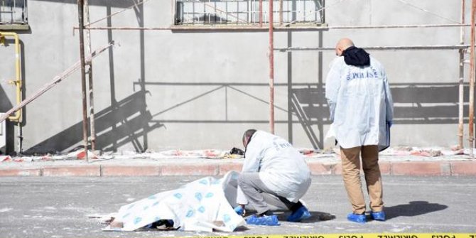 Kayseri'de 8. kattan düşen inşaat işçisi hayatını kaybetti
