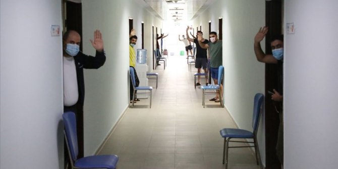 Karantina yurdunda kalan Türk vatandaşlara otel konforunda hizmet