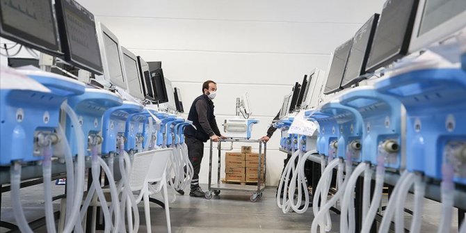 Yerli solunum cihazının üretim aşamaları görüntülendi