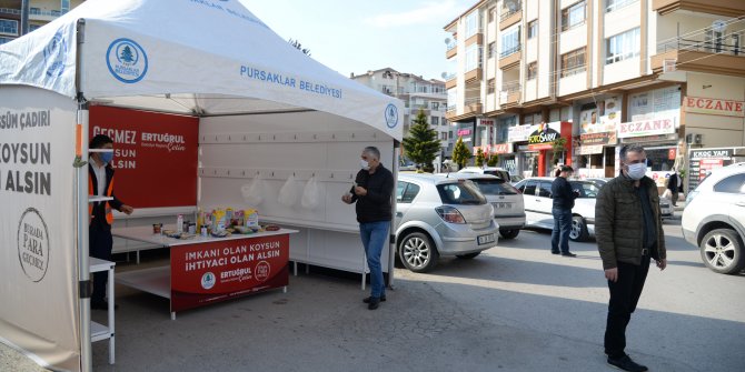 Pursaklar’a Tebessüm Çadırları kuruldu