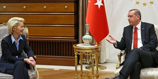 Erdoğan, AB Komisyon Başkanı ile görüştü