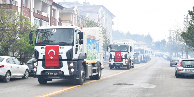 Mamak Büyükkayaş Mahallesi baştan sona dezenfekte edildi