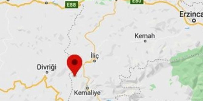 Erzincan'da deprem!
