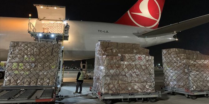 Türkiye'den Filistin'e Kovid-19 sürecinde tıbbi malzeme yardımı