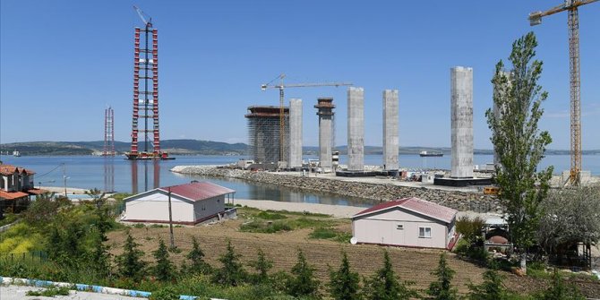 '1915 Çanakkale Köprüsünün kuleleri Erdoğan’ın video ile bağlanacağı tören ile tamamlanacak'