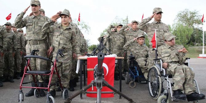 MSB'den engelli gençlere mesaj