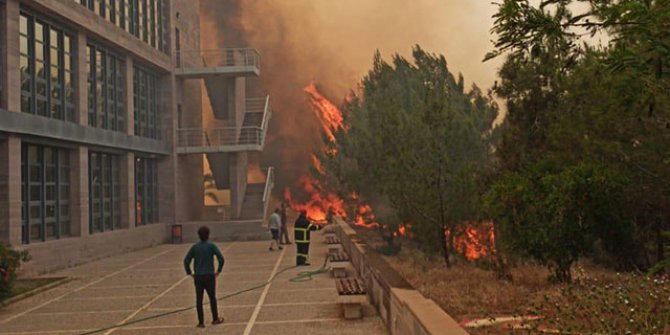 KKTC’de çıkan yangınlarla ilgili bir kişi gözaltına alındı