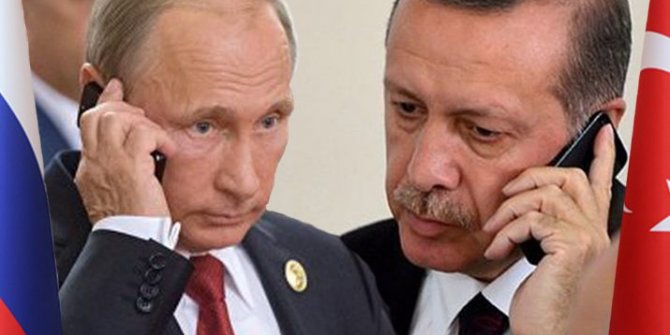 Erdoğan ile Putin telefonda görüştü
