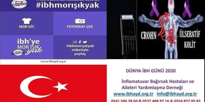 19 Mayıs Dünya İnflamatuvar Bağırsak Hastalıkları Günü