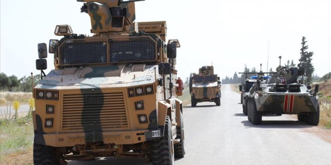 MSB: İdlib'de 12'inci Türk-Rus Birleşik Kara Devriyesi icra edildi