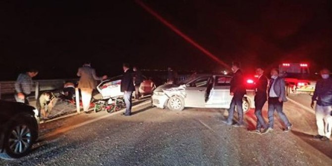 Bakan Karaismailoğlu’nun konvoyunda kaza: 4 yaralı