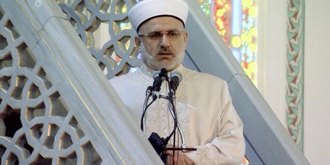 Ramazanın son cuma namazı Kocatepe Camisi'nde kılındı