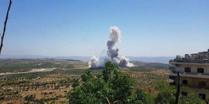 İdlib'de TSK konvoyunun geçişi sırasında patlama