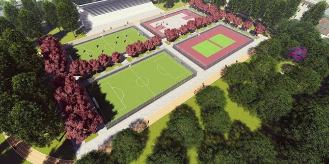 Trabzon'da yapımı devam eden Millet Bahçesi eylül ayında açılacak