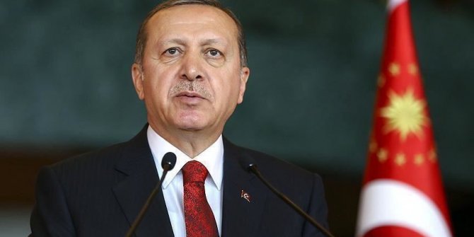 Cumhurbaşkanı Erdoğan'ndan şehit ailesine taziye mesajı