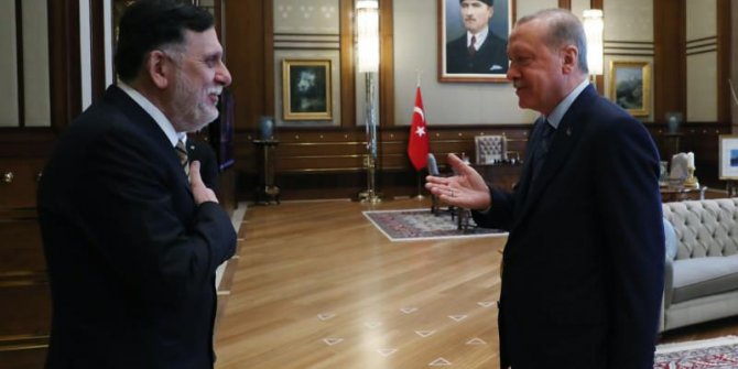 Erdoğan ile Sarrac arasındaki Libya Zirvesi başladı